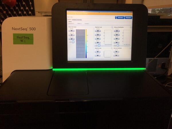 Illumina NextSeq500 DNA Sequencer